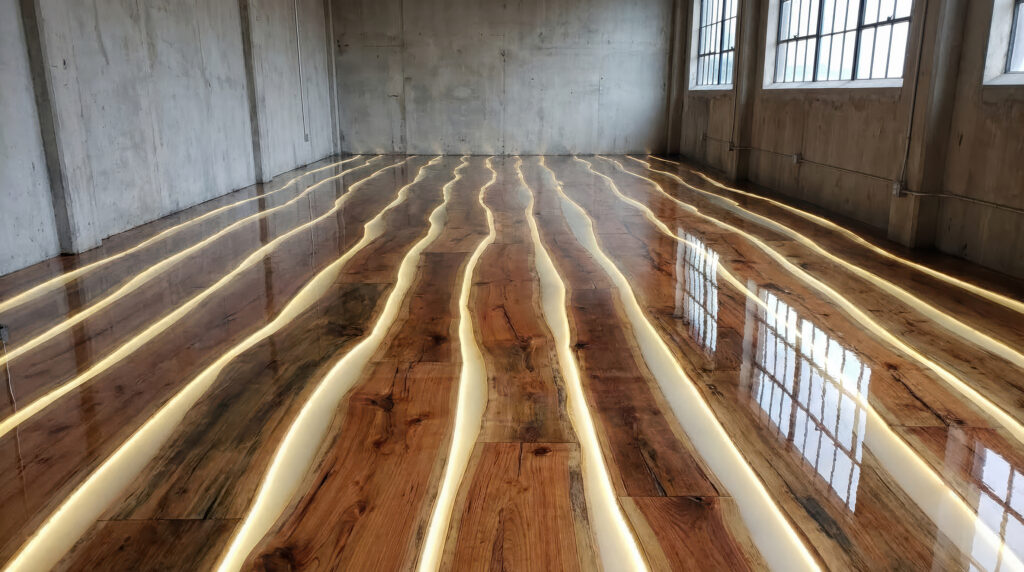 The Floor is Lava (well, Light) – the “Luminous River” Concept